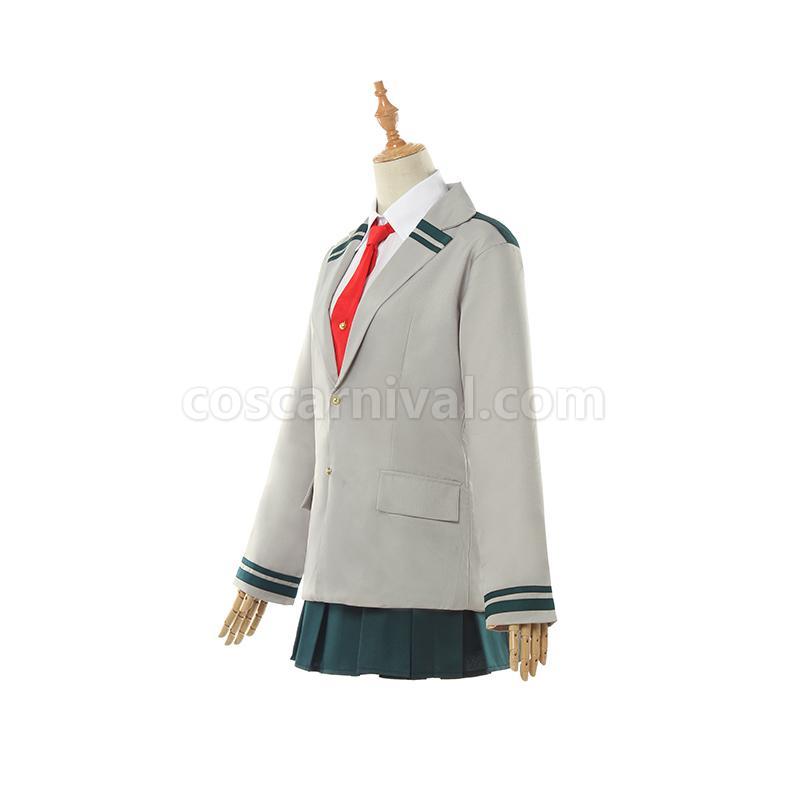My Hero Academia Tsuyu Asui Students Uniforms Cosplay Costume coscarnival