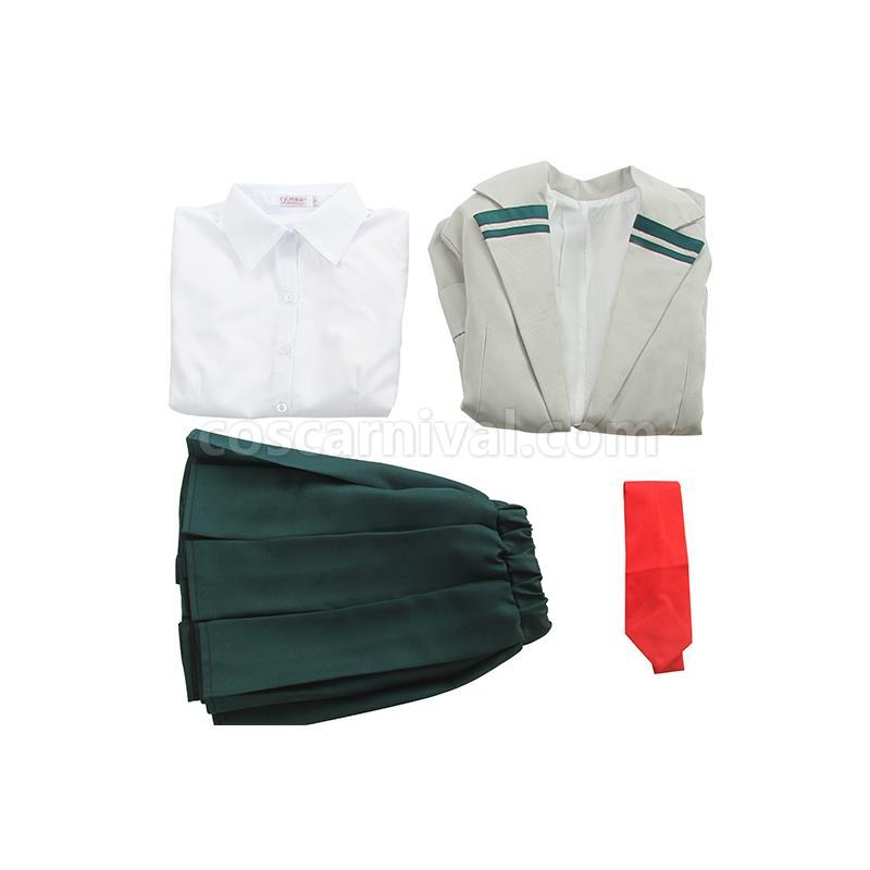 My Hero Academia Tsuyu Asui Students Uniforms Cosplay Costume coscarnival