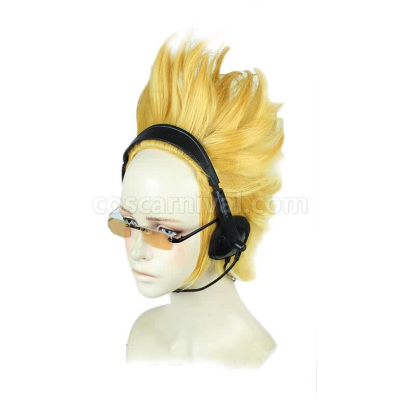 my hero academia yamada hizashi blond wig anime cosplay costume