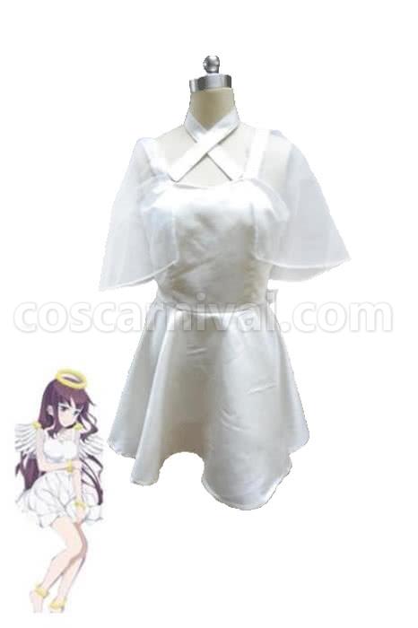 New Game!! Takimoto Hifumi White Dress Cosplay Costume coscarnival