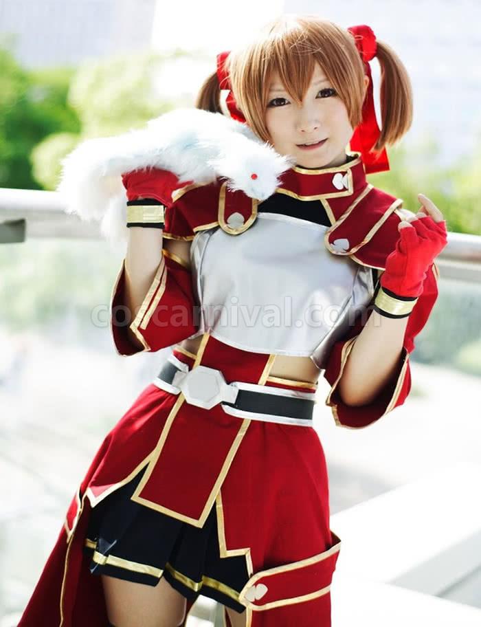 New Sword Art Online Silica Keiko Ayano Female Cosplay Costume coscarnival