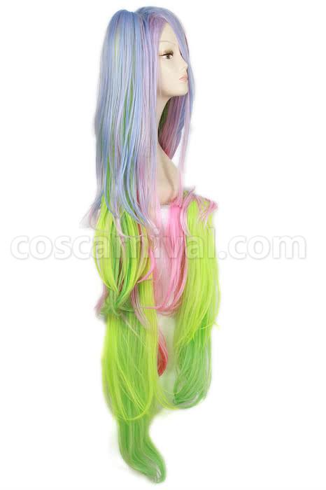 no game no life synthetic wigs 120cm multi color long hair wigs zy131 costumes