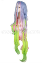 no game no life synthetic wigs 120cm multi color long hair wigs zy131 costumes
