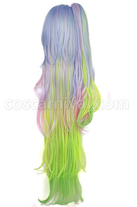 no game no life synthetic wigs 120cm multi color long hair wigs zy131 costumes