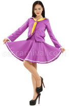 No NO Life Shiro Purple Sailor Cosplay Costume, detail 1