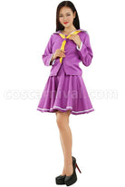 No NO Life Shiro Purple Sailor Cosplay Costume, detail 3