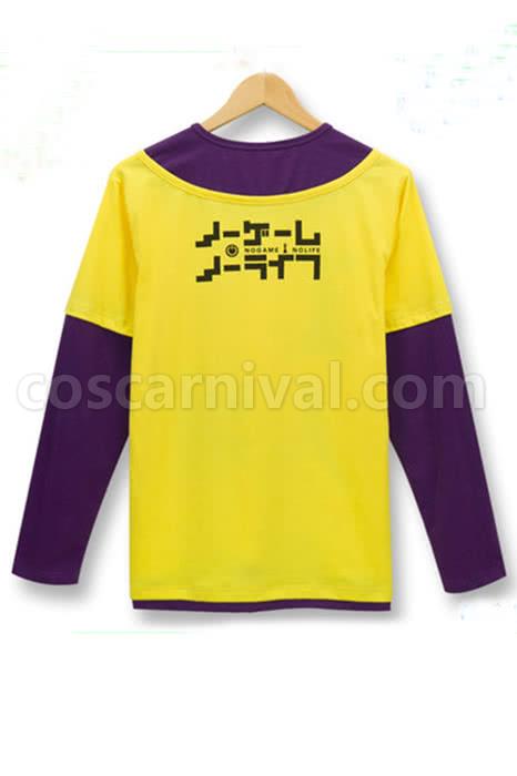 No No Life Sora Long Sleeve Shirt Cosplay Costume coscarnival