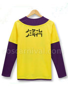 Sora cosplay costume from Kingdom Hearts, back view