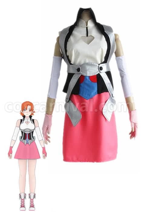 Nora Valkyrie Lovely Pink Cosplay Costume coscarnival