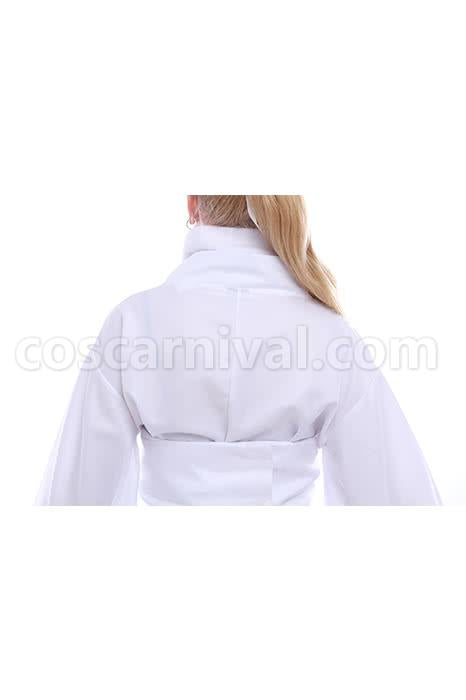 Nurarihyon no Mago White Printed Kimonos Cosplay Costume coscarnival