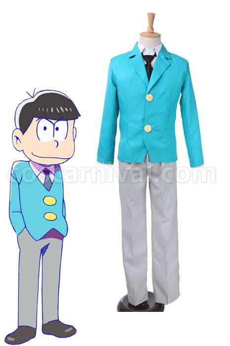 Osomatsu-Kun Comedy Manga Ichimatsu Matsuno Cosplay Costume coscarnival