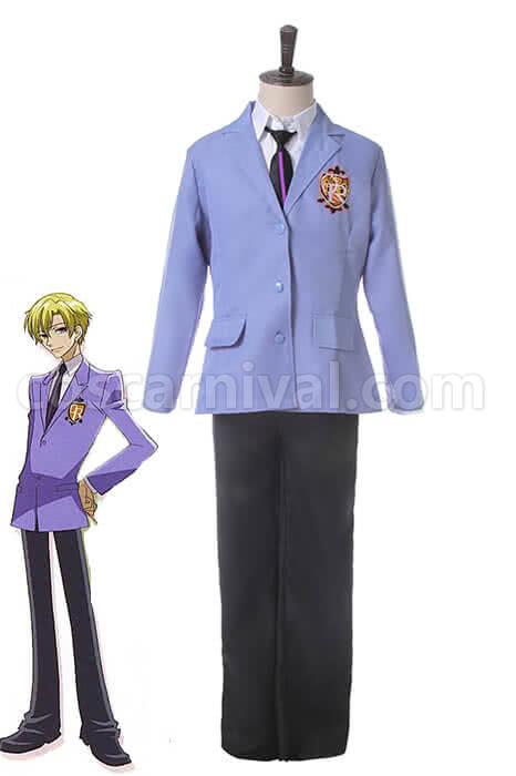 Ouran High School Host Club Boy Uniform Cosplay Costume coscarnival