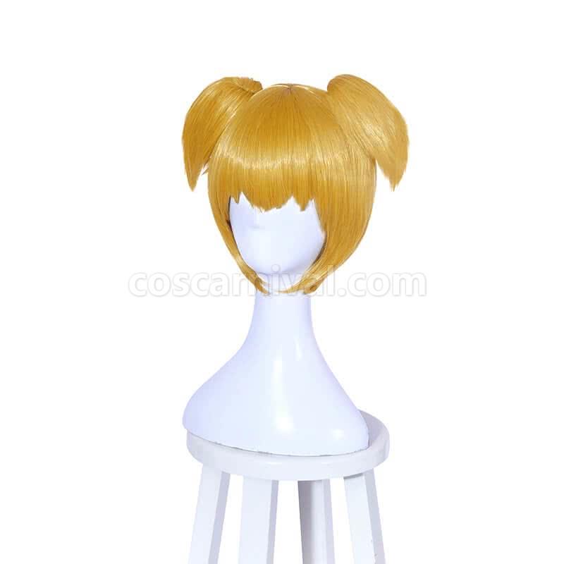 pop team epic popuko wigs yellow short anime costumes