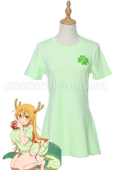 Presale Miss Kobayashi Dragon Maid Tohru Fancy Dress Cosplay Costume coscarnival