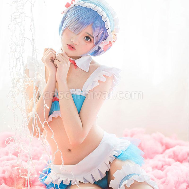 Re : Zero-Starting life in another World Rem SwimSuit Cosplay Costume coscarnival