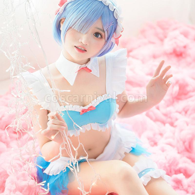 Re : Zero-Starting life in another World Rem SwimSuit Cosplay Costume coscarnival