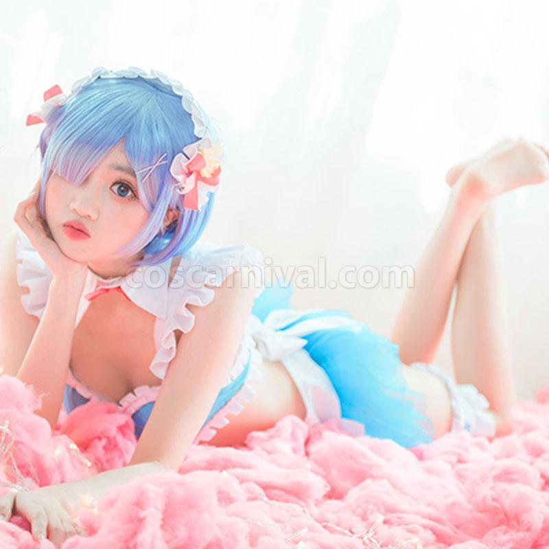 Re : Zero-Starting life in another World Rem SwimSuit Cosplay Costume coscarnival