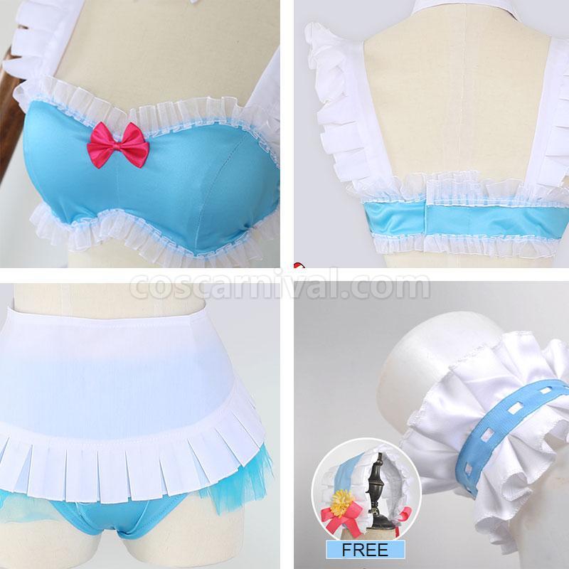 Re : Zero-Starting life in another World Rem SwimSuit Cosplay Costume coscarnival