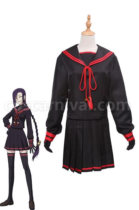 Re:Creators Magane Chikujoin Uniform Dress Cosplay Costume coscarnival