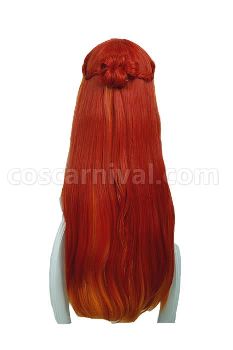 recreators selesia upitiria long orange wigs costume