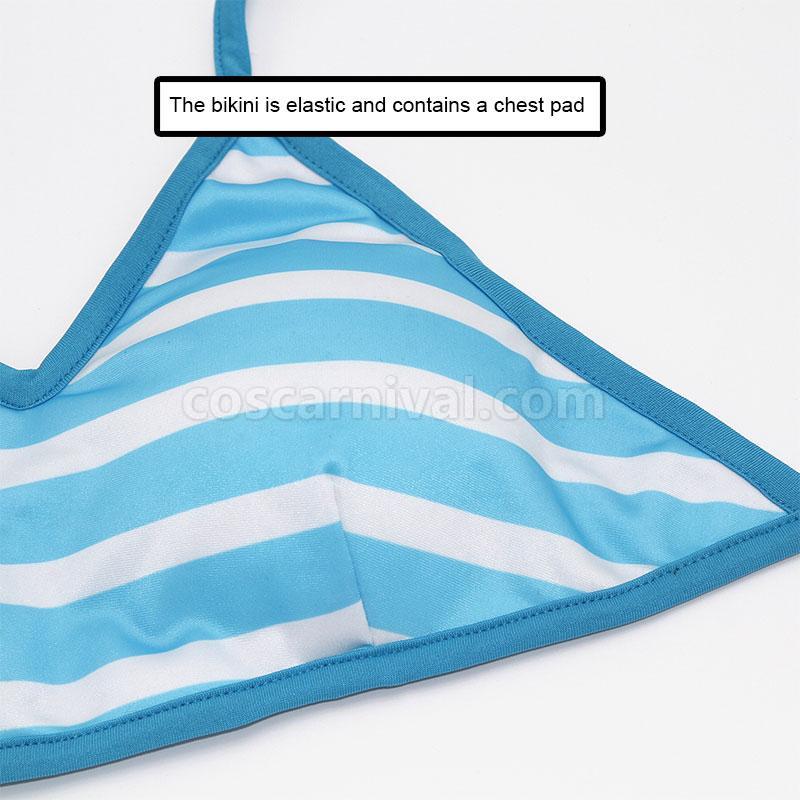 ReZero-Starting life in a different world from zero Rem Sailor SwimSuit Cosplay Costume coscarnival