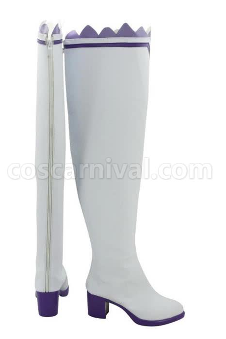 Re:ZERO -Starting Life in Another World Emilia Shoes Long Boots Cosplay Costume coscarnival