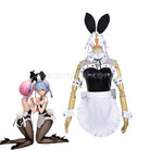 Re:ZERO -Starting Life in Another World Rem Ram Bunny Girl Cosplay Costume coscarnival