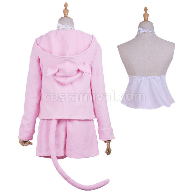 Re:ZERO -Starting Life in Another World Rem Ram Cat Pajamas 2 Colors Daily Cosplay Costume coscarnival