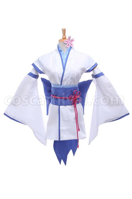 Re:ZERO -Starting Life in Another World Rem Ram Juvenile Kimono Cosplay Costume coscarnival