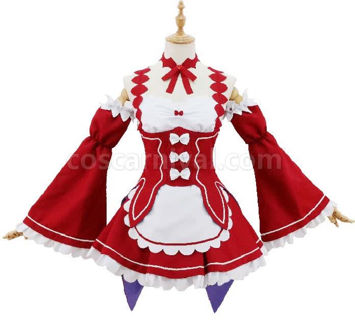 Re:ZERO -Starting Life in Another World Rem Ram Little Devil Cosplay Costume coscarnival