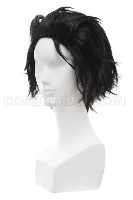 rezero starting life in another world subaru natsuki wigs men short black synthetic hair anime costumes