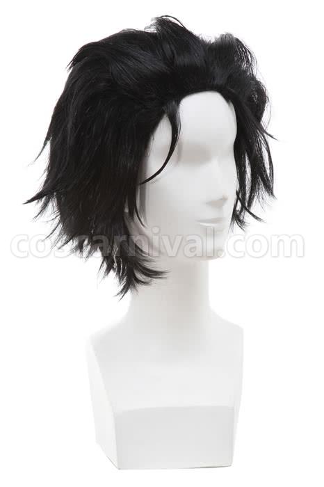 rezero starting life in another world subaru natsuki wigs men short black synthetic hair anime costumes
