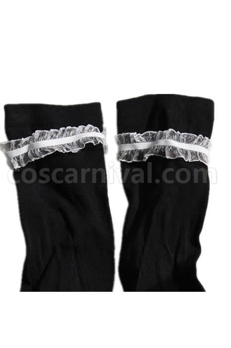 Rozen Maiden Suigintou Lolita Dark Blue Dress Cosplay Costume coscarnival