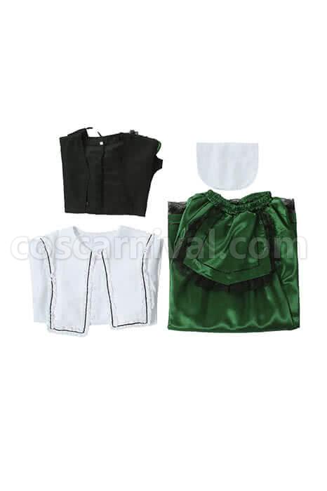 Rozen Maiden Suiseiseki Green Lolita Cosplay Costume coscarnival