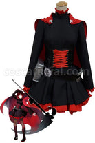 Ruby Rose Red and Black Cosplay Costume coscarnival