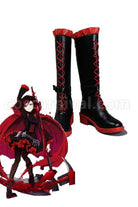 Ruby Rose Red and Black Cosplay Shoes coscarnival