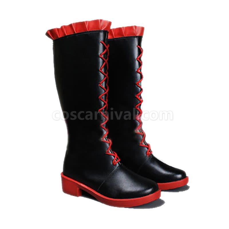 Ruby Rose Red and Black Cosplay Shoes coscarnival