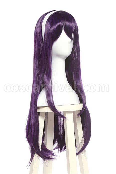Saenai Heroine no Sodatekata Utaha Kasumigaoka Black Purple Long Straight Women Cosplay Costume  coscarnival