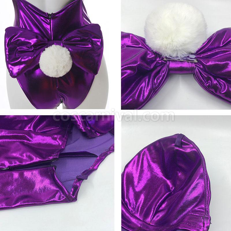 Saenai Heroine no Sodatekata Utaha Kasumigaoka 보라색 토끼 소녀 점프 슈트 코스프레 의상 coscarnival