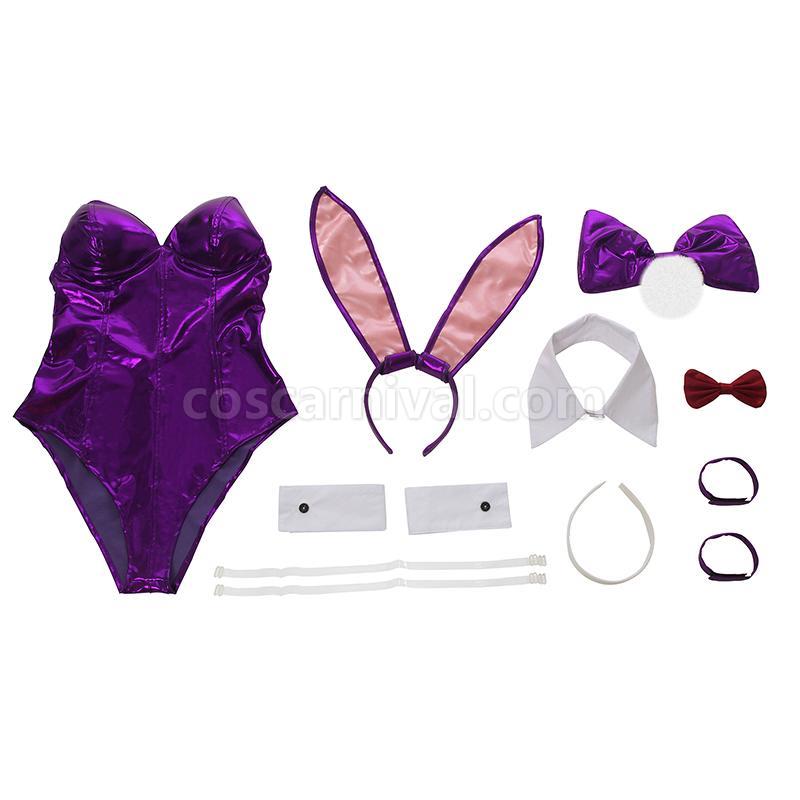 Saenai Heroine no Sodatekata Utaha Kasumigaoka 보라색 토끼 소녀 점프 슈트 코스프레 의상 coscarnival