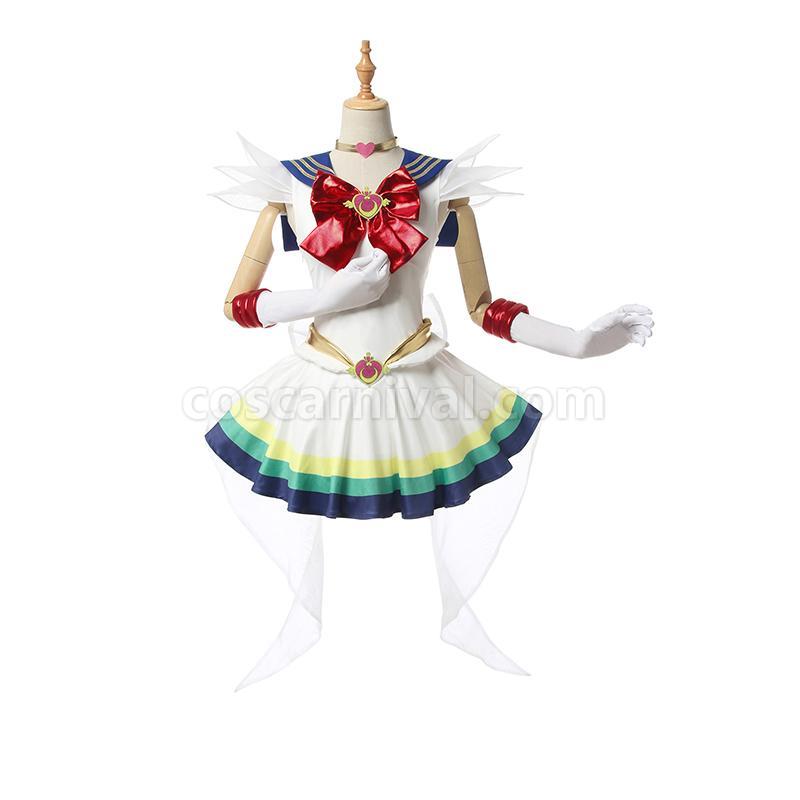 Sailor Moon Eternal Tsukino Usagi New Combat Suit Cosplay Costume coscarnival