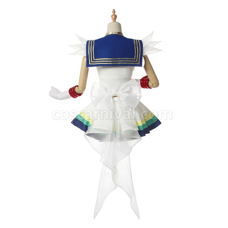 Sailor Moon Eternal Tsukino Usagi New Combat Suit Cosplay Costume coscarnival