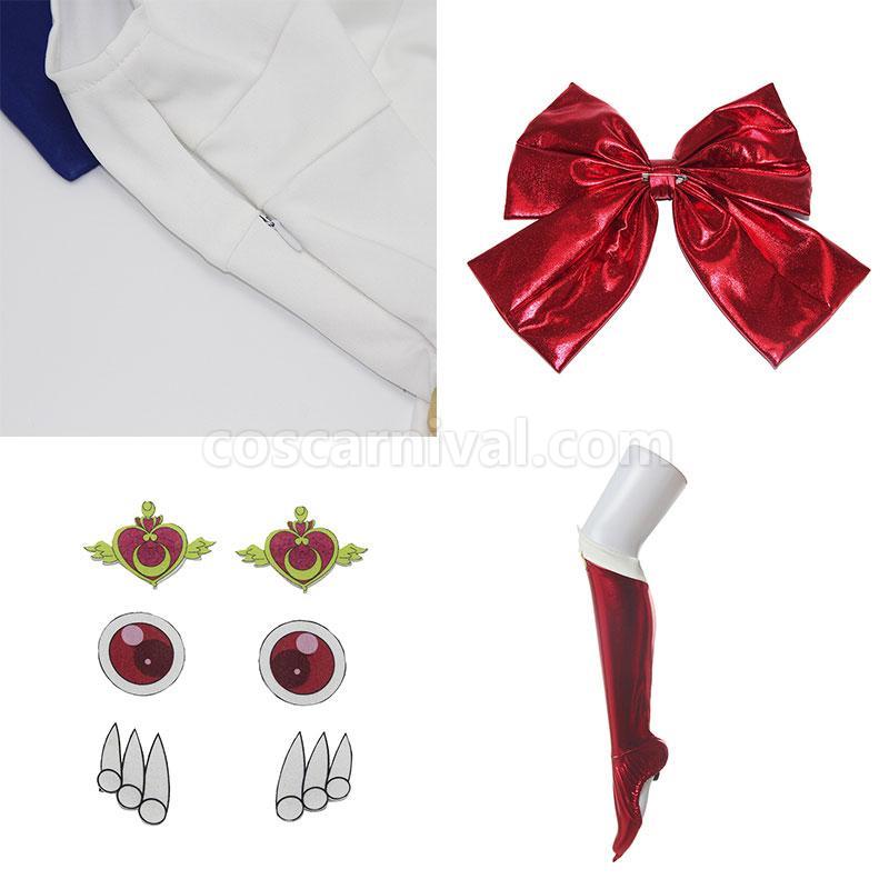 Sailor Moon Eternal Tsukino Usagi New Combat Suit Cosplay Costume coscarnival