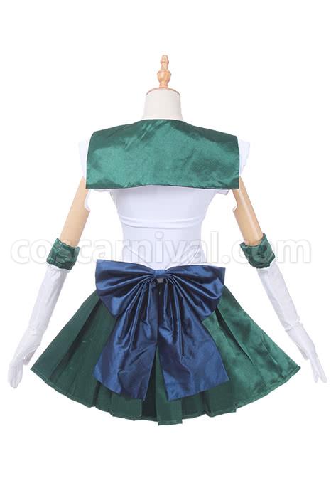 Sailor Moon Sailor Neptune Kaiou Michiru Fighting Uniform Cosplay Costume coscarnival
