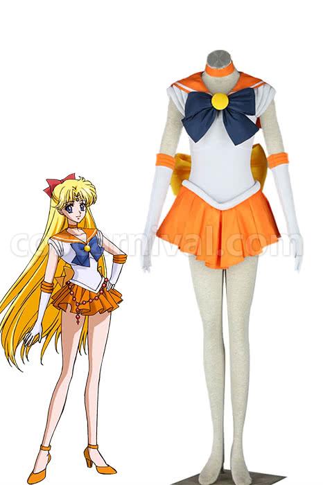 Sailormoon Minako Aino Sailor Suit Cosplay Costume coscarnival
