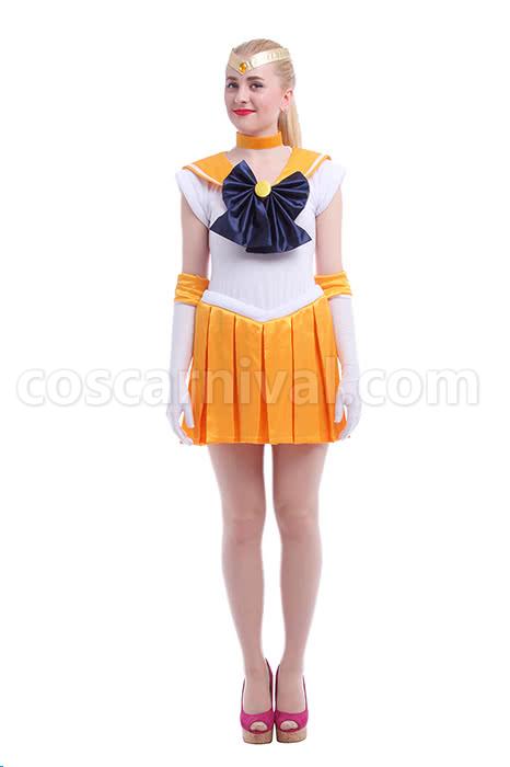 Sailormoon Minako Aino Sailor Suit Cosplay Costume coscarnival