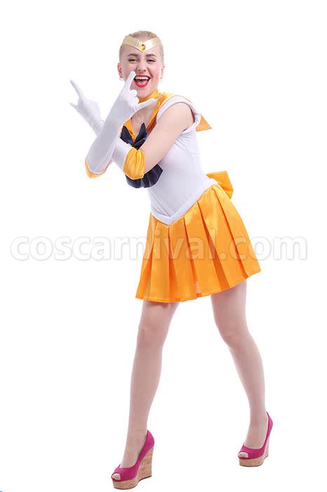 Sailormoon Minako Aino Sailor Suit Cosplay Costume coscarnival