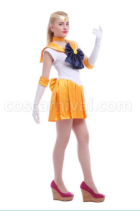 Sailormoon Minako Aino Sailor Suit Cosplay Costume coscarnival