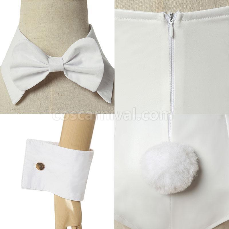 Seishun Buta Yarou wa Bunny Girl Senpai no Yume wo Minai Sakurajima Mai White Bunny Girl Cosplay Costume coscarnival