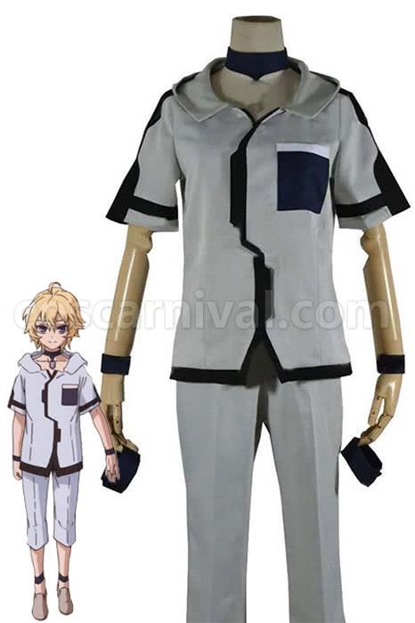 Seraph of the End Mikaela Hyakuya Childhood Cosplay Costume coscarnival